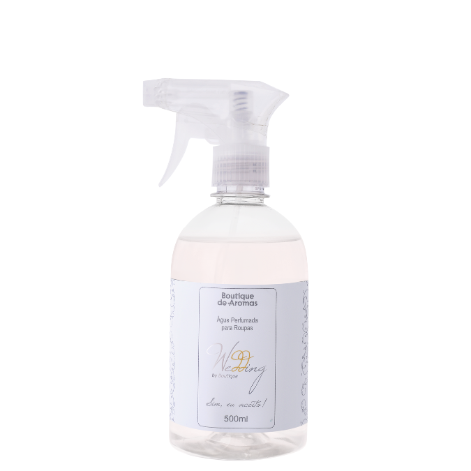 Água Perfumada para Roupas Wedding Flores Brancas com Gardênia- 500ml