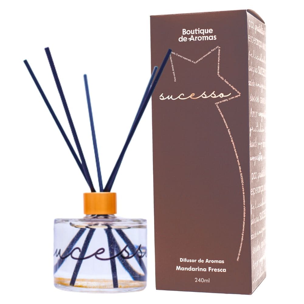 Difusor de Aromas Desejos Sucesso Mandarina Fresca - 240ml