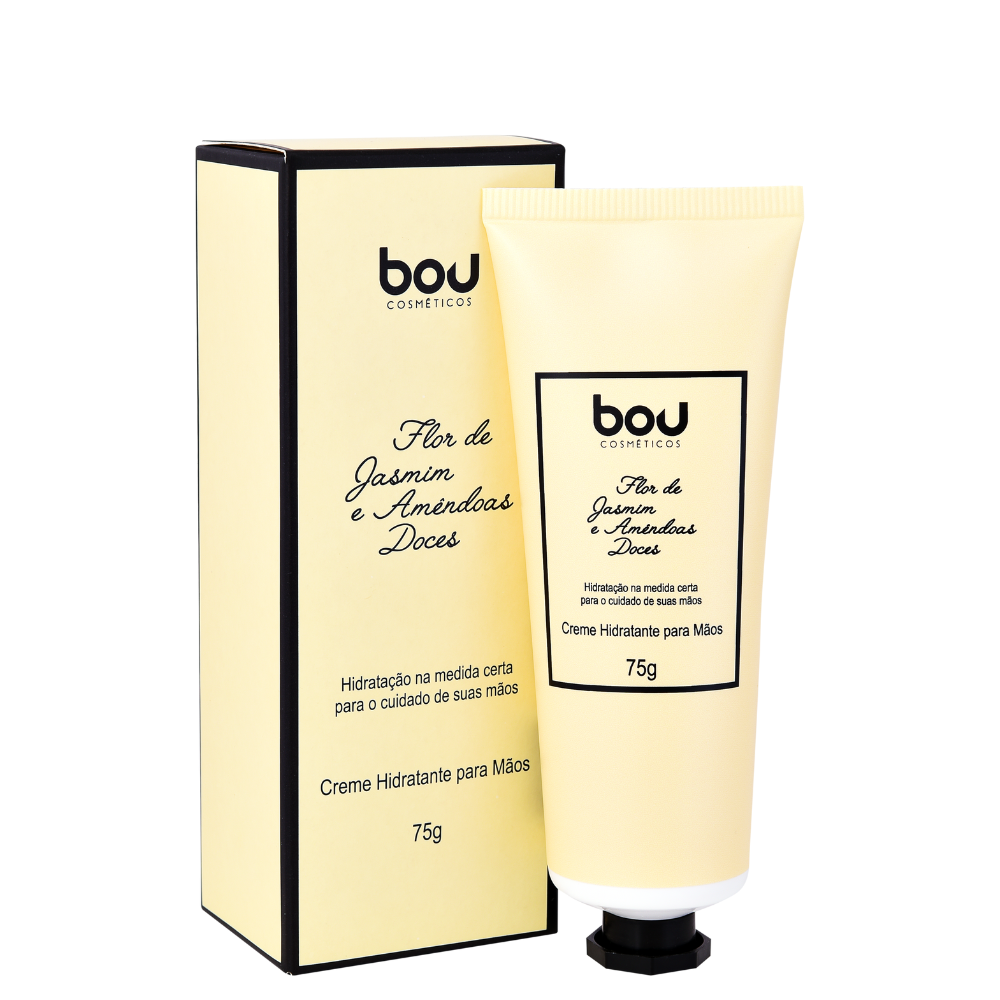 Creme Hidratante para Mãos Flor de Jasmim e Amêndoas Doces - 75g