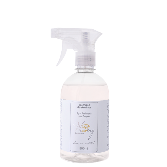 Água Perfumada para Roupas Wedding Flores Brancas com Gardênia- 500ml