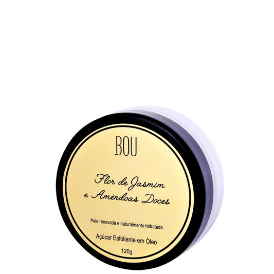 Açúcar Esfoliante em Óleo Flor de Jasmim e Amêndoas Doces - 120g