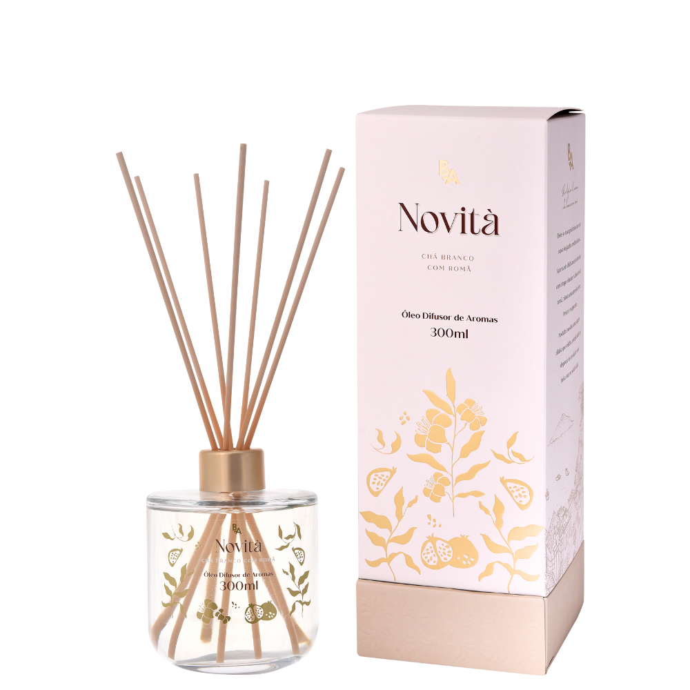 Óleo Difusor de Aromas Novitá Chá Branco com Romã - 300ml
