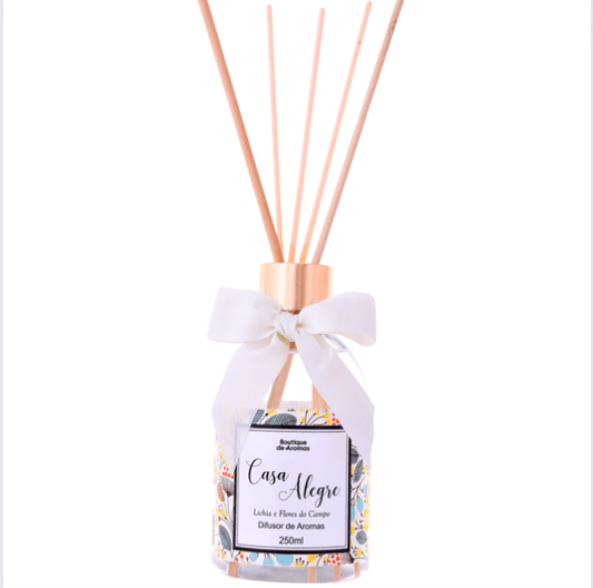 Difusor de Aromas Casa Alegre Lichia e Flores do Campo - 250ml