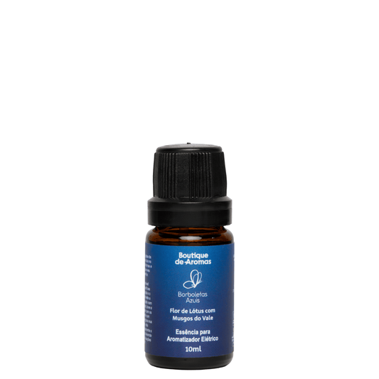 Essência para Aromatizador elétrico Borboletas Azuis Flor de Lótus com Musgos do Vale - 10ml