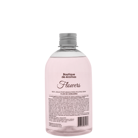 Refil para Água Perfumada para Roupas Flowers Flor de Cerejeira - 500ml