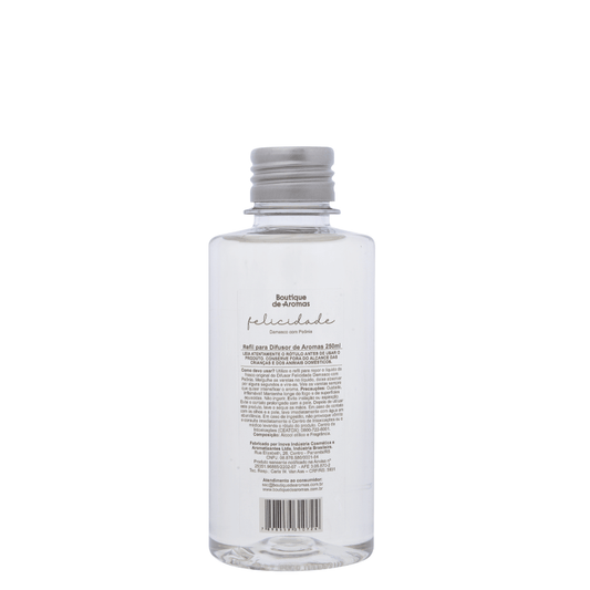 Refil para Difusor de Aromas Desejos Felicidade Damasco com Peônia - 250ml