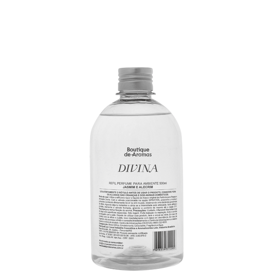 Refil para Perfume de Ambiente Divina Alecrim com Jasmim - 500ml
