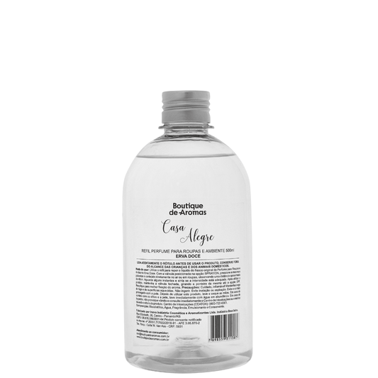 Refil para Perfume Roupas e Ambiente Erva Doce - 500ml