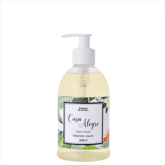 Sabonete Líquido Casa Alegre Capim Limão - 380ml