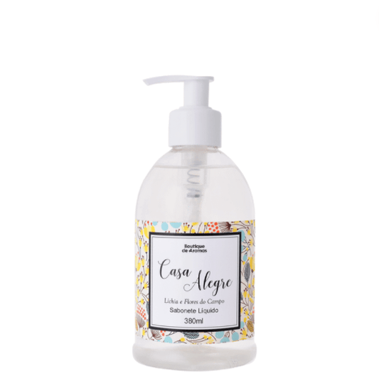 Sabonete Líquido Casa Alegre Lichia e Flores Do Campo - 380ml